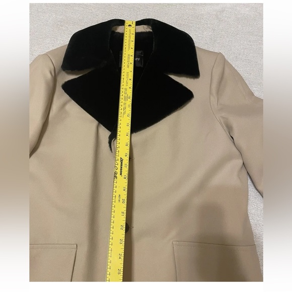Vintage 70’s Sherpa Collar Tan Retro Coat - Men’s 42L - J.C. Penny Groovy - Picture 6 of 16